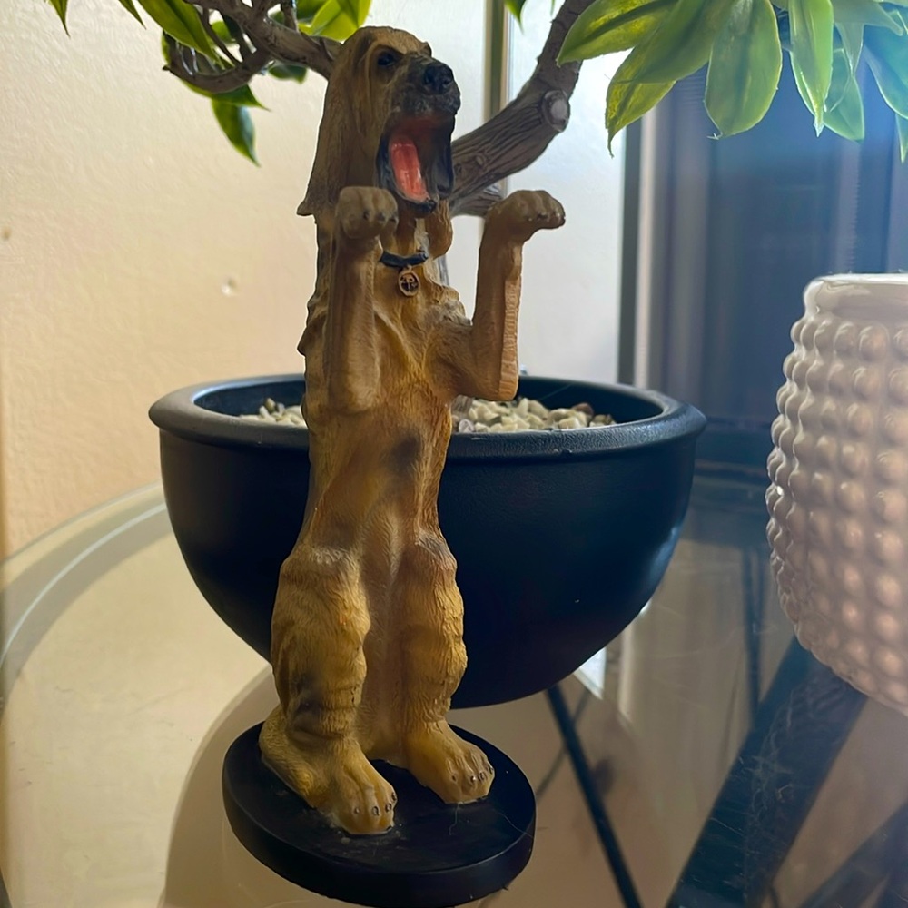 Rare Vintage by Bombay Company Charming Tan Dog Figurine